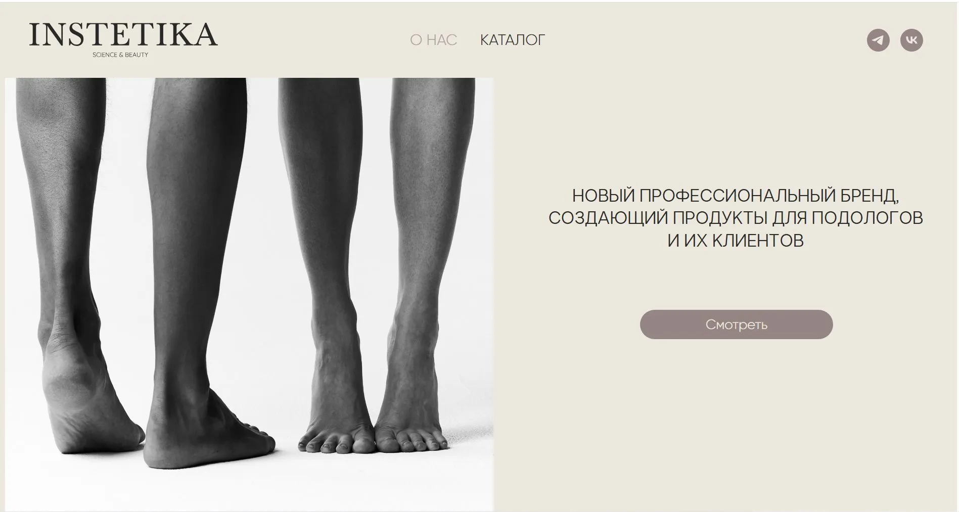 Главная страница магазина INSTETIKA
